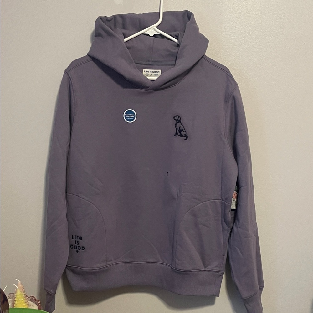 Life is Good Women's Purple Hoodie